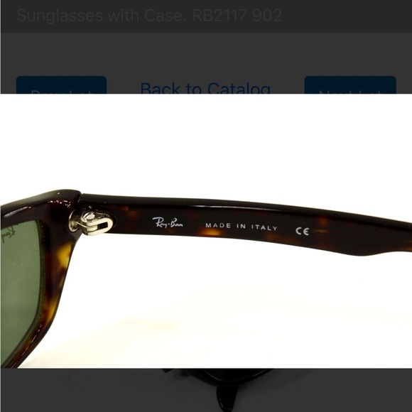 Ray-Ban Sunglasses with Case. RB2117 902 - Picture 6 of 8